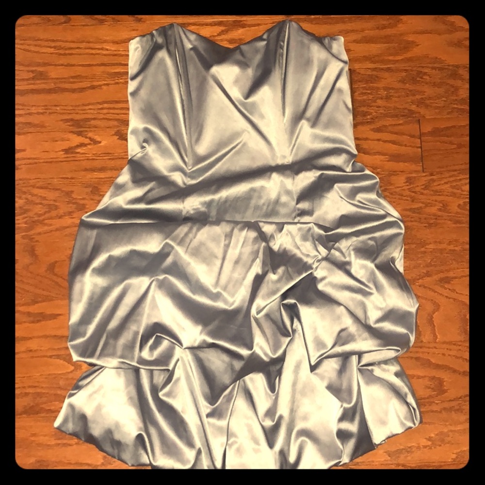 Strapless cocktail dress